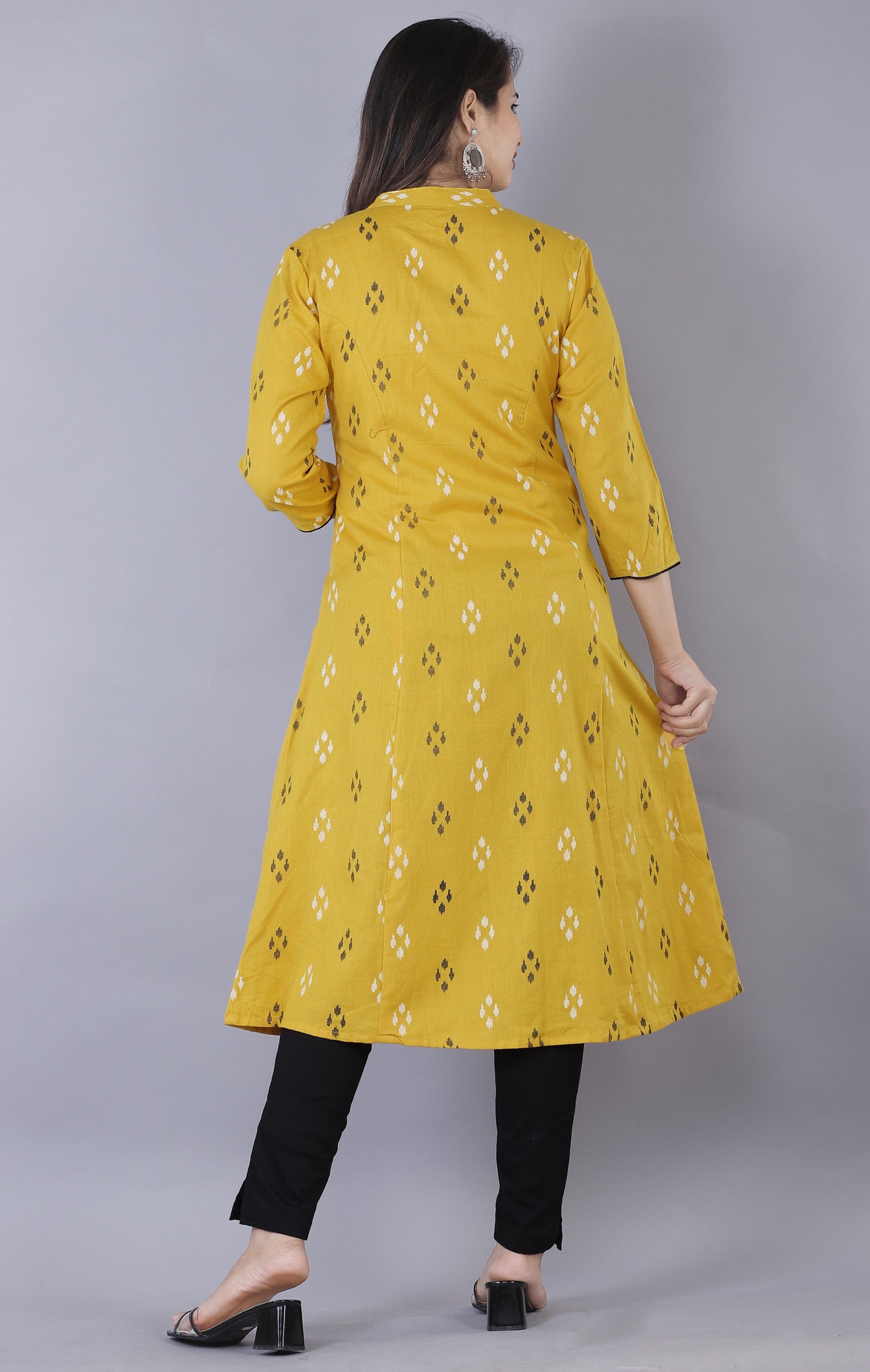 Attractive Printed Cotton Blend Kurti