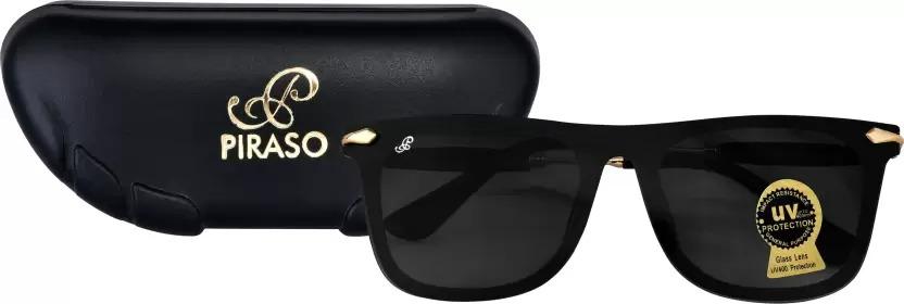 UV Protection Wayfarer Sunglasses (32) (For Men & Women, Black)