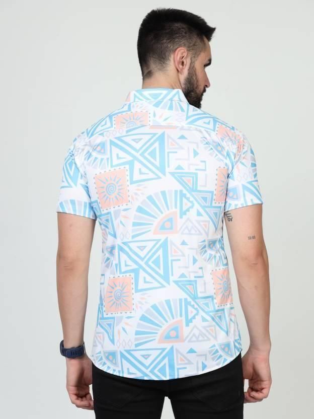 Men's Printed Rayon Half Sleeves Shirt