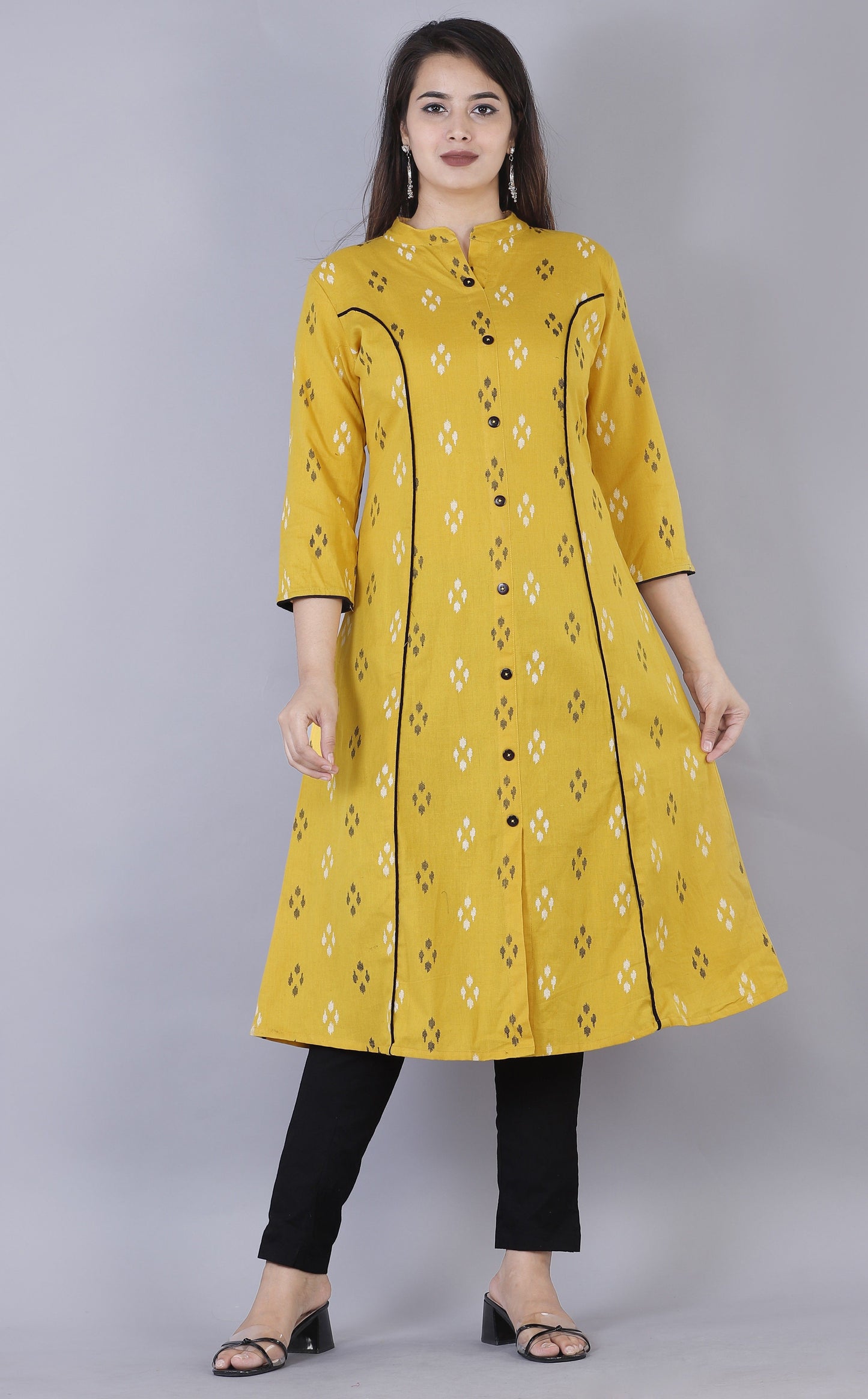 Attractive Printed Cotton Blend Kurti